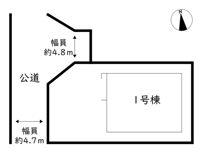 【区画図】 | 姫路市大津区西土井／全1棟