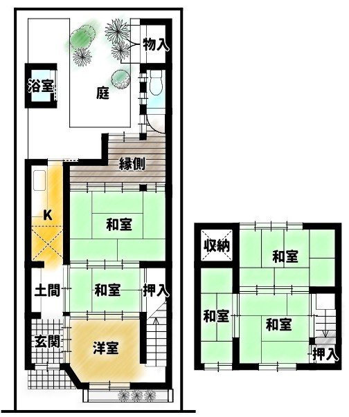 花園馬代町の間取り