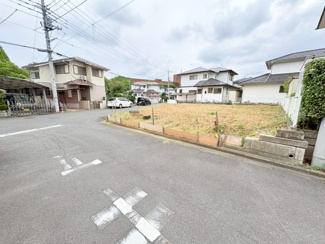 【前面道路含む現地写真】 | 狭山市柏原　建築条件なし売地　「新狭山駅」バス15分　敷地65坪　【柏原小学区】