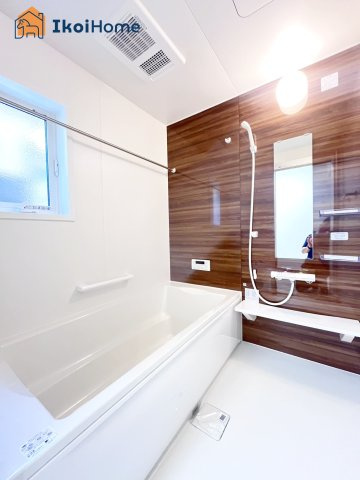 神戸市第9西区枝吉1丁目　新築戸建の浴室|【ホームページに現地動画掲載中】●年中無休：当日予約可●1坪タイプの広々したユニットバスになります。