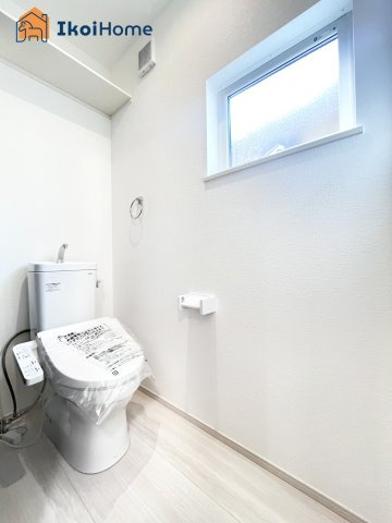 神戸市第9西区枝吉1丁目　新築戸建のトイレ|【ホームページに現地動画掲載中】●年中無休：当日予約可●1階・2階ウォッシュレット付のお手洗い。