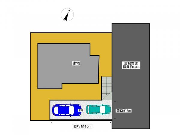 高知市潮見台1丁目 戸建ての区画図