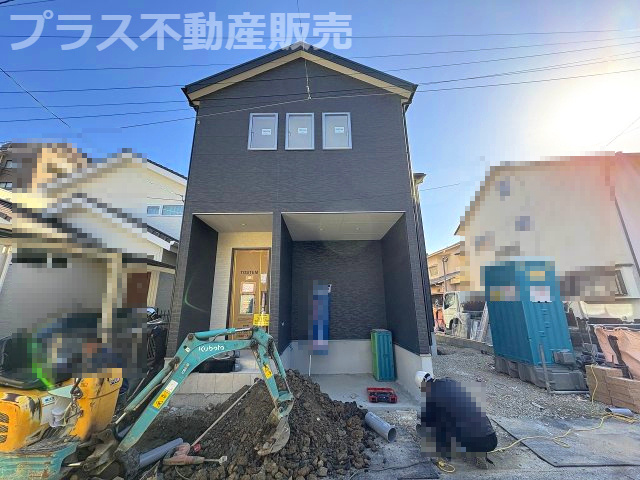 【外観】 | 福岡市早良区原4丁目1期　1号棟（全2棟）【仲介手数料無料・0円】 | 完成イメージの外観パースです。