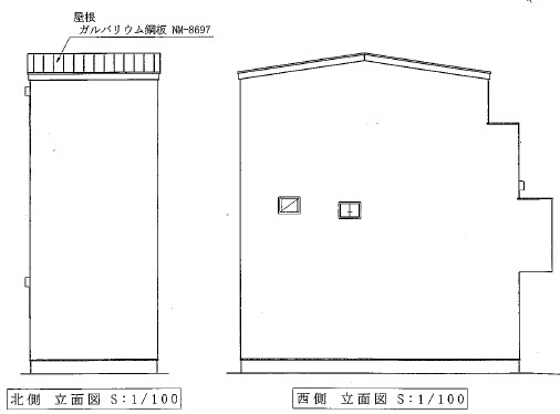 【外観パース】 | 鶴見区今津南4丁目 | 【北側・西側　立面図】