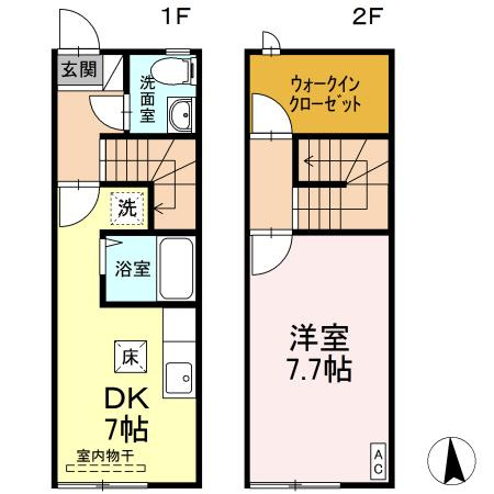 ニングルハウス590の区画図
