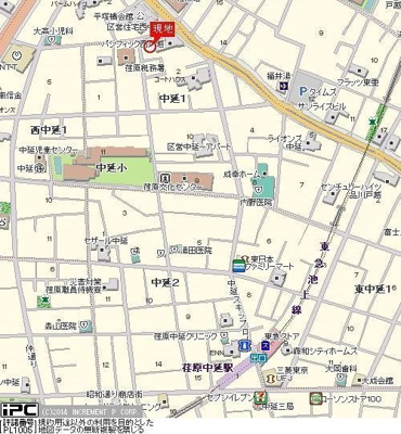 【地図】 | ライオンズマンション荏原中延