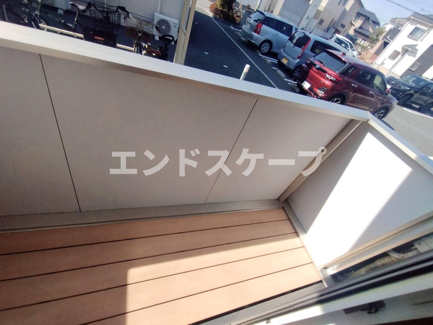 ワイ・ヴィクトワール　Bのバルコニー|高崎、前橋、伊勢崎エリアのお部屋探しはエンドスケープまで！お客様の理想お聞かせ下さい♪