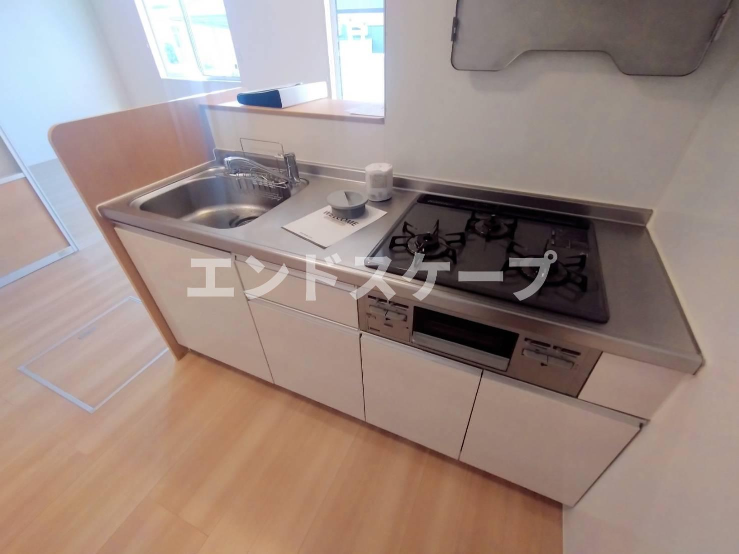 ワイ・ヴィクトワール　Bのキッチン|高崎、前橋、伊勢崎エリアのお部屋探しはエンドスケープまで！お客様の理想お聞かせ下さい♪