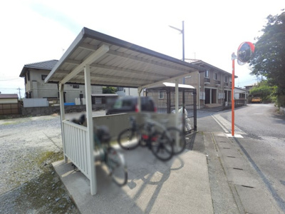 【その他共用部分】 | グリーンハイツ | 駐輪場、敷地内ゴミステーション