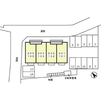 【区画図】 | グリーンハイツ