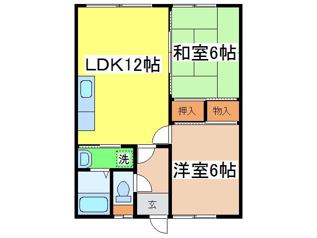 リラフランセＲの間取り