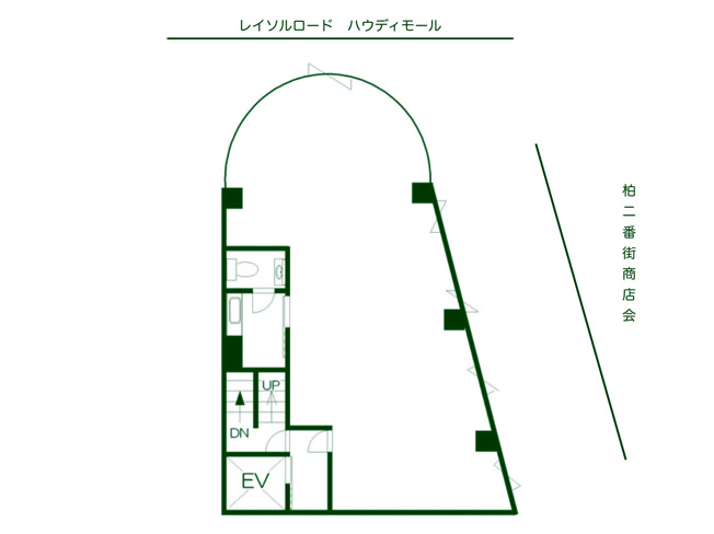 【間取り】 | 共同ビルサンシャ（梅林堂ビル）