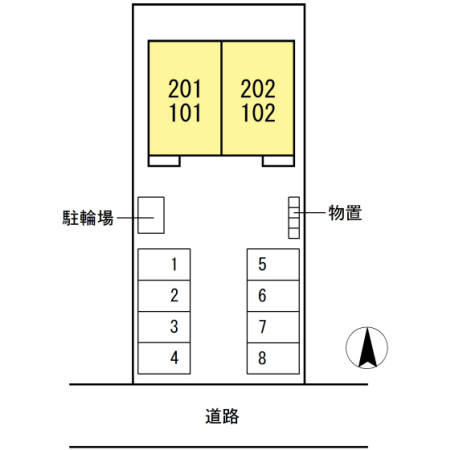 クラルテの区画図
