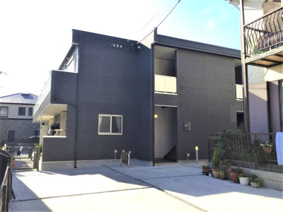 【外観】 | リブリ・リエゾン | 黒基調のスタイリッシュな外観