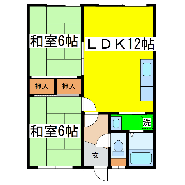 ハイツフランセの間取り