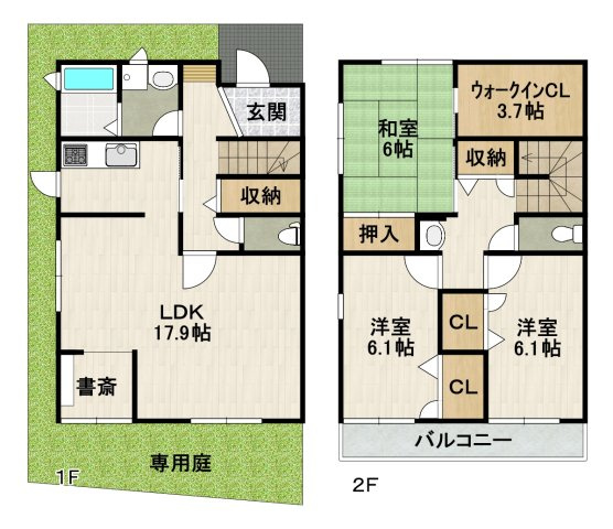 セントポーリア鴻池の間取り