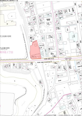 11/3価格変更　土地　高山市上岡本町6,690万の地図