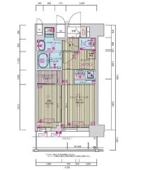 プレサンス九条グランデリーヴの間取り