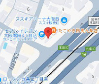 プレサンス九条グランデリーヴの地図