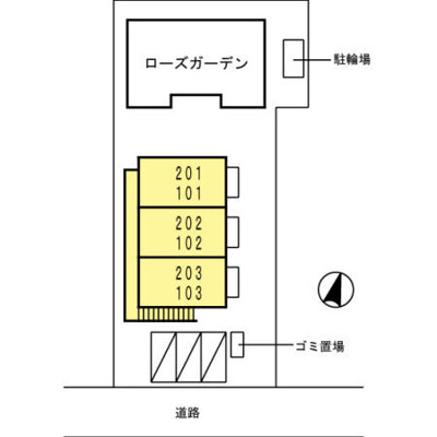 【区画図】 | ローズガーデンS