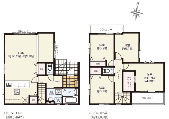 さいたま市見沼区東大宮　55期　新築一戸建て　グレース　01