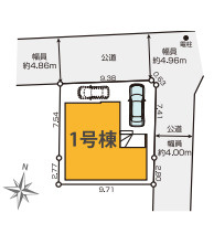 さいたま市見沼区東大宮　55期　新築一戸建て　グレース　01の区画図|１号棟