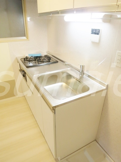 リヒトライフ侑里のキッチン|2口ガスコンロのキッチンです☆