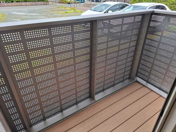 レ・セーナのバルコニー