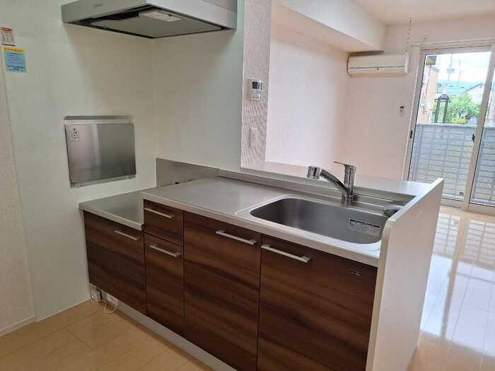 レ・セーナのキッチン