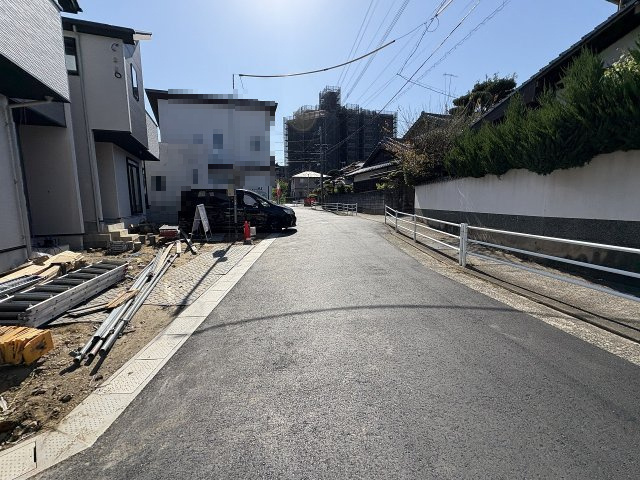 【その他】 | 福岡市西区今宿東1丁目1期　3号棟（全3棟）【仲介手数料無料・0円】 | 現地写真。前面道路です。