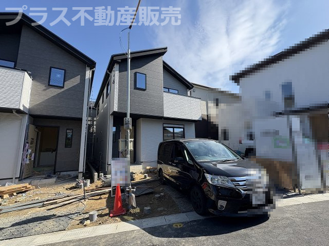 【外観】 | 福岡市西区今宿東1丁目1期　3号棟（全3棟）【仲介手数料無料・0円】 | 現地写真。プラス不動産販売なら、現場の全ての棟をまとめてご見学頂けます。