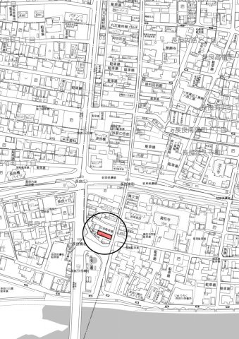 土地　長良福光の地図