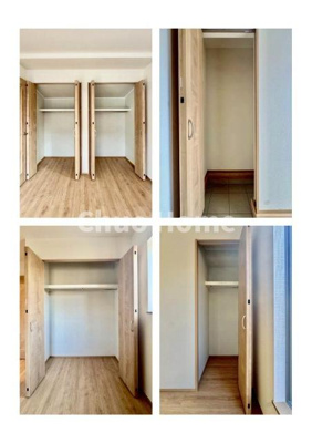 【収納】 | 葛飾区東水元3丁目新築分譲住宅 | 居室にはクローゼットを完備し、自由度の高い家具の配置が叶うシンプルな空間です。お子様の成長と必要になる子供部屋を与えるにはぴったりの間取りですね。