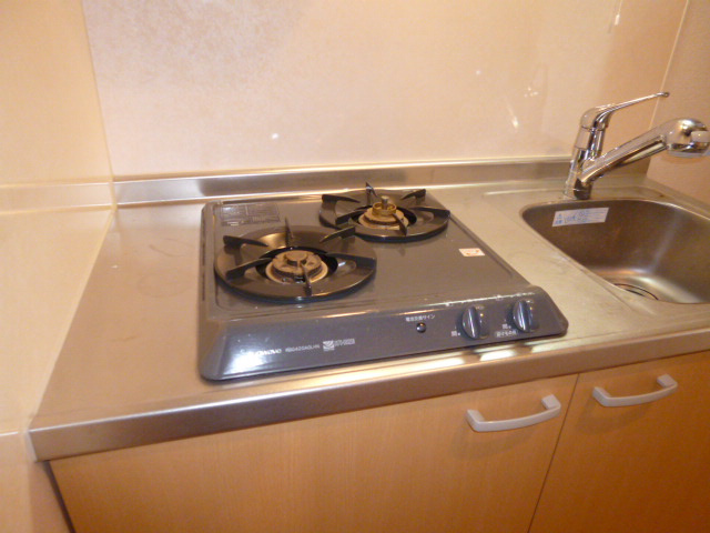 グランパス吉備のキッチン|ガスコンロ