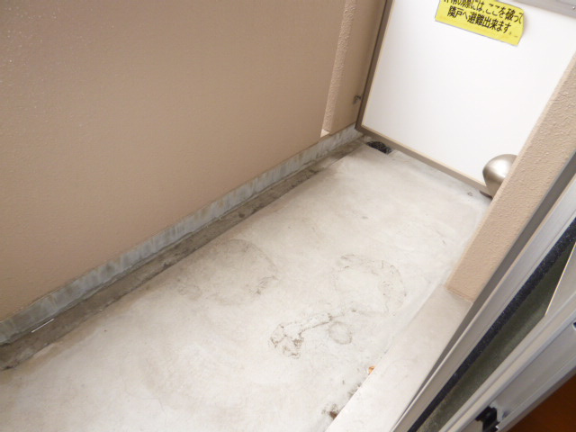 グランパス吉備のバルコニー