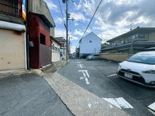【前面道路含む現地写真】 | 右京区太秦乾町　建築条件なし