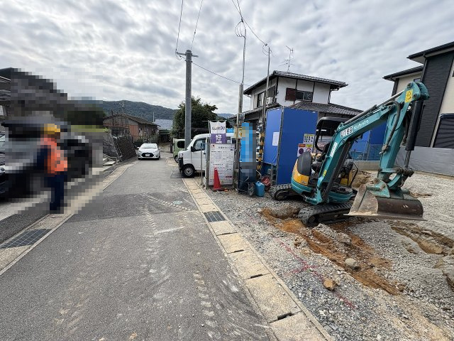 【その他】 | 那珂川市片縄北5丁目2期　1号棟（全1棟）【仲介手数料無料・0円】 | 現地写真。前面道路です。