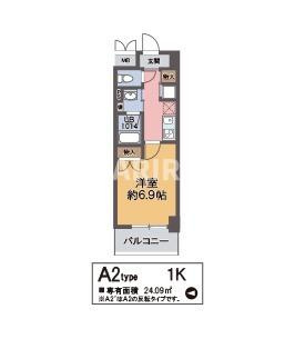 ドルチェ・ヴィータ（都島）の間取り