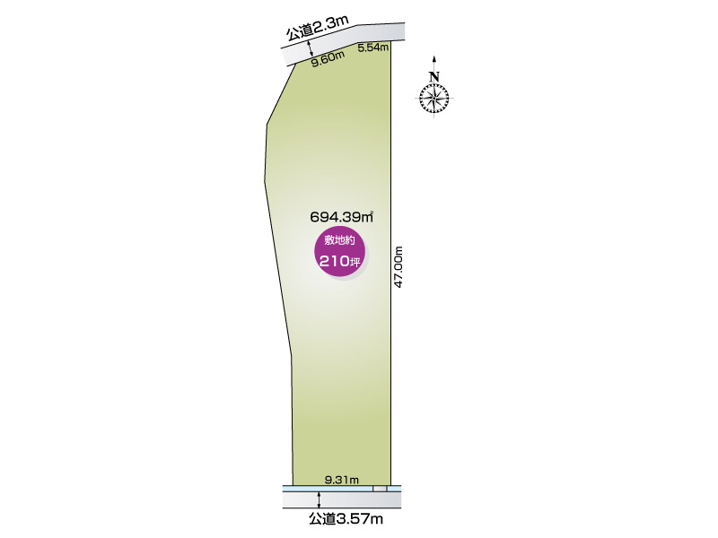 大麻生　区画図