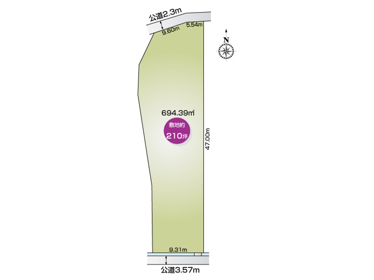 大麻生　区画図