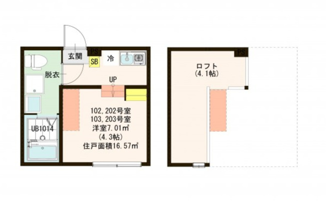 【間取り】 | ハーモニーテラス伊興Ⅲ