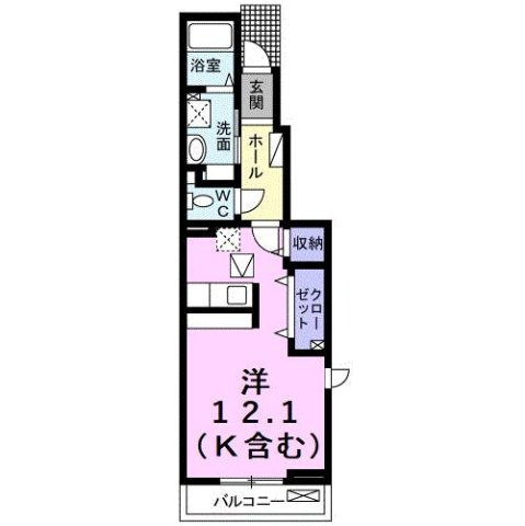 シャトワ宮後　　刈谷市近郊の賃貸はクラスホームの間取り