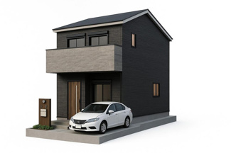 【完成予想図】 | 右京区太秦蜂岡町　建築条件付 | 《参考プランイメージパース》