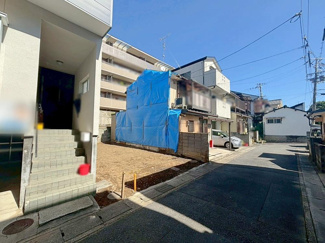 【前面道路含む現地写真】 | 右京区太秦蜂岡町　建築条件付