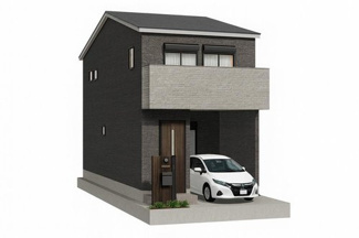 【完成予想図】 | 右京区太秦蜂岡町　建築条件付 | 《参考プランイメージパース》