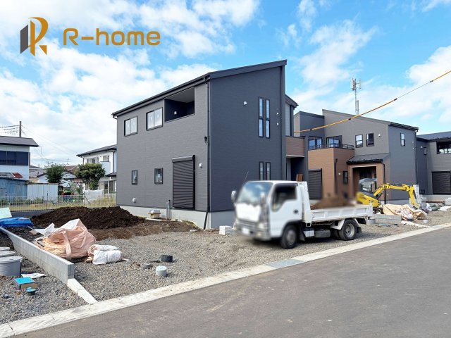 ひたちなか市稲田10期　新築戸建て　3号棟の外観|ご予約を頂ければ、『平日』はもちろん『早朝』や『夜間』もご見学可能です♪お気軽にお申し付けください♪