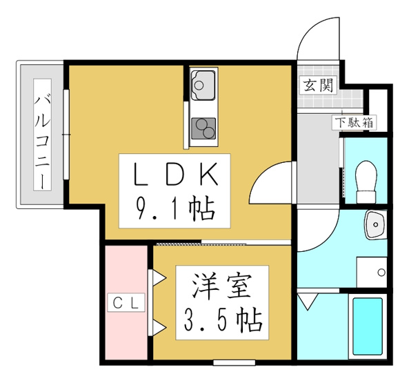 【間取り】 | ジーメゾン川口南鳩ヶ谷