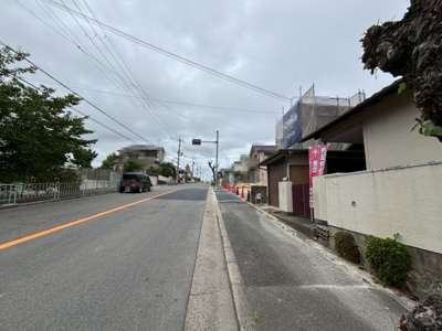 【前面道路含む現地写真】 | 高槻市日吉台一番町　売土地