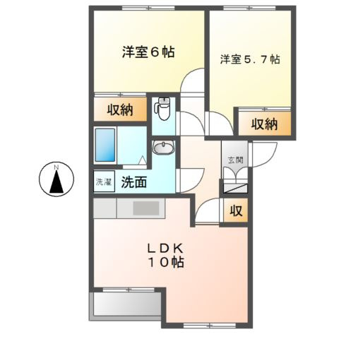 エスポアールの間取り