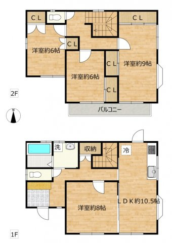 小山市花垣町　リフォーム物件の間取り|〇3LDK〇